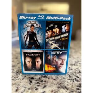 Lara Croft Tomb Raider Next Face/Off Sky Captain Blu-ray 2001-2007
